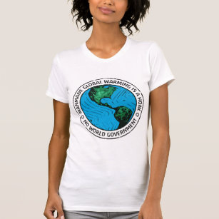Manmade Global Warming is een hoax T-shirt