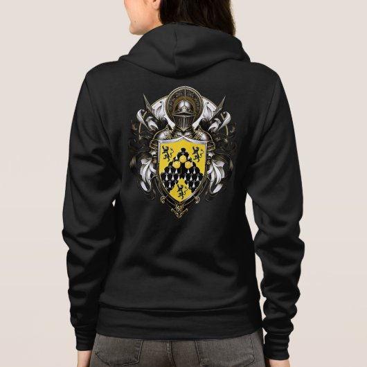 Mann Wapenschild Vrouwen Hoodie (Achterkant)