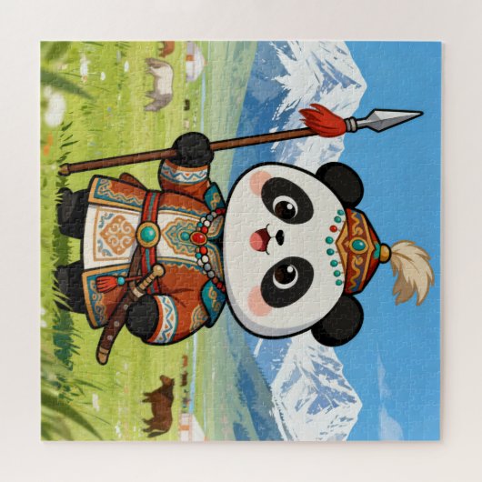 Mannas Culture Panda Puzzle Legpuzzel (Horizontaal)