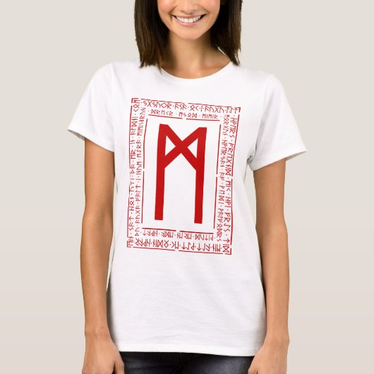 Mannaz Rune T-shirt (Voorkant)