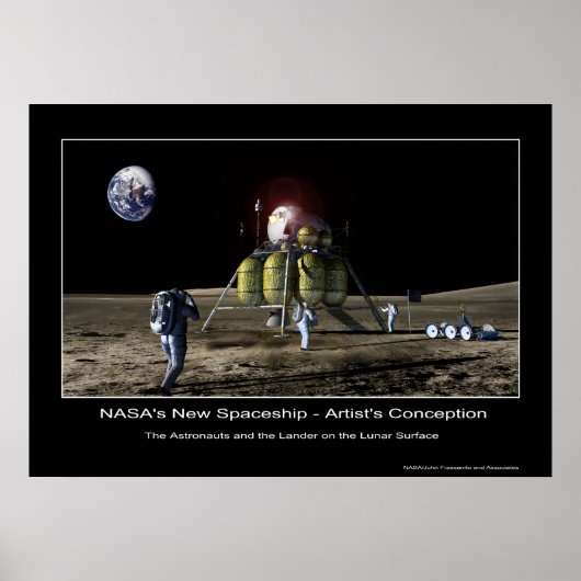 MannedMarsMission-133827main_lander Poster (Voorkant)