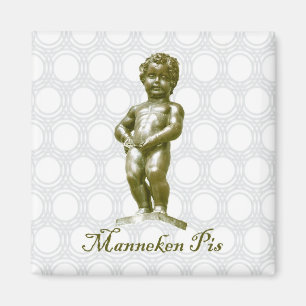 Manneken Pis, België Brussel Brussel Brussel Brus Magneet