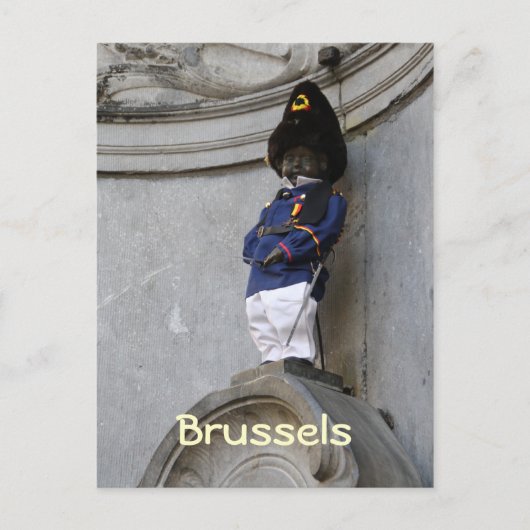 Manneken Pis Briefkaart (Voorkant)
