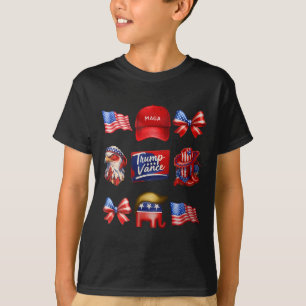 Mannelijk Coquette Trump Vance 2024 Trump Meisje R T-shirt