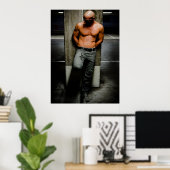 mannelijk fysisch poster (Thuiskantoor)