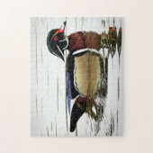 Mannelijk hout Duck in Colorful Plumage Legpuzzel (Verticaal)