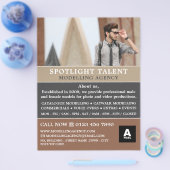Mannelijk Model, Modelagentschap, Model Agent Flyer (Enkel)