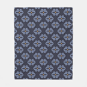 Mannelijk modern, Abstract geometrisch patroon. Fleece Deken