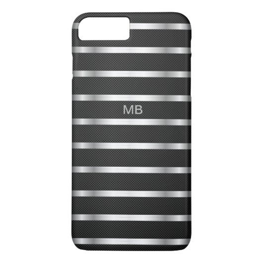 Mannelijk Monogram Zakelijk Case-Mate iPhone Case (Achterkant)
