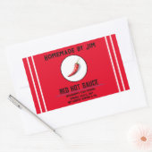 Mannelijk Red Hot Chili Sauce Pepper Label (Envelop)