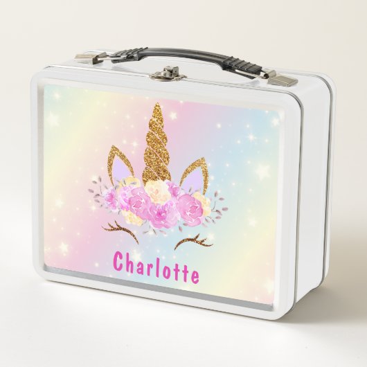 Mannelijk Roze Kawaii Eenhoorn Kat Holografische R (Voorkant)