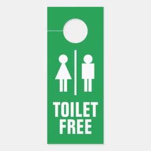 Mannelijk vrouw gender WC toilet bezet