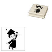 Mannelijke Afgestudeerde Stempel van Rubber (Gestempeld)