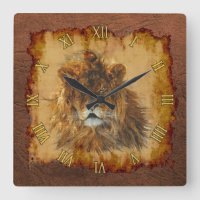 Mannelijke Afrikaanse leeuw Big Cat & Faux Leather