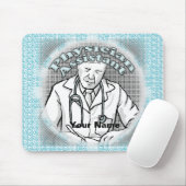 mannelijke artsenassistent muismat (Met muis)
