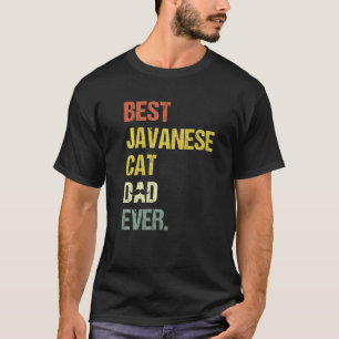 Mannelijke Beste Javaanse Kat Vader Kat T-shirt