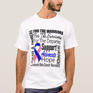 Mannelijke borstkanker Ik heb een lintTRIBUTE Draa T-shirt