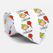 Mannelijke bouwvakkers stropdas (Opgerold)