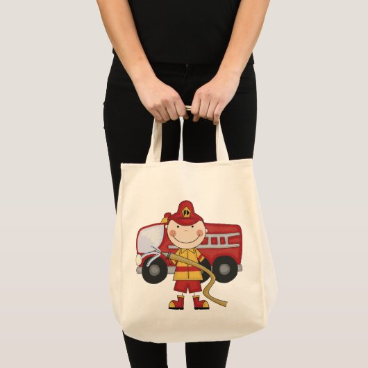 Mannelijke brandweerlieden T-shirts en geschenken Tote Bag (Voorkant (product))