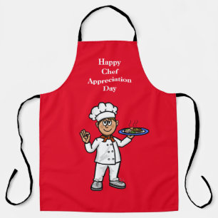 Mannelijke Chef Appreciation Day Apron Schort