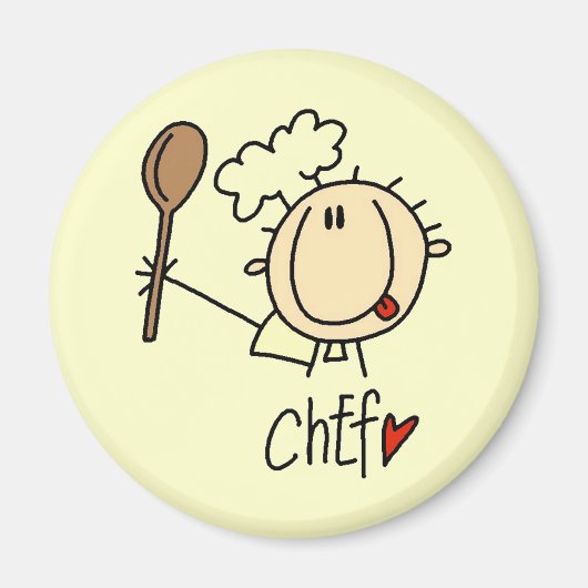 Mannelijke Chef Magneet (Voorkant)