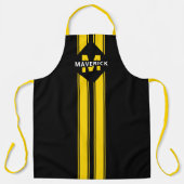 Mannelijke Chef Monogram en naam Schort (Voorkant)