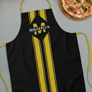 Mannelijke Chef Monogram en naam Schort