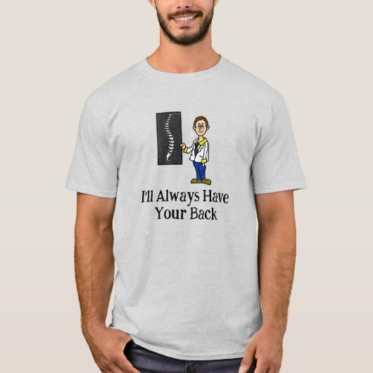 Mannelijke Chiropractor of Spinale chirurg T-Shirt (Voorkant)