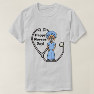 Mannelijke chirurgische verpleegster T-shirt voor 