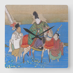 Mannelijke Courtier op de rivier de Horseback (183 Vierkante Klok