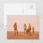 Mannelijke dansers briefkaart (Voorkant / Achterkant)