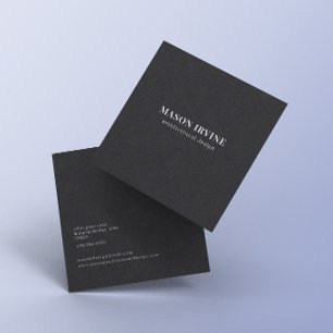 Mannelijke elegantie zwart-wit Visitekaartje