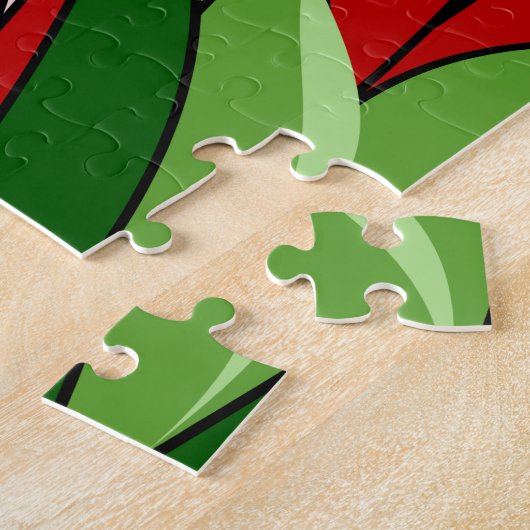 Mannelijke en Vrouw Hummingbird Jigzaag Puzzles Legpuzzel (Zijkant)