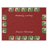 Mannelijke en Vrouw Kardinalen Rood Tafelkleed (Voorkant (Horizontaal))