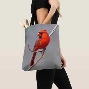 Mannelijke en Vrouw Noordelijke Kardinale Canvas t Draagtas
