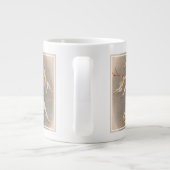 Mannelijke en Vrouw trapeze performers Extra Grote Beker (Achterkant)