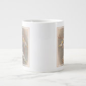 Mannelijke en Vrouw trapeze performers Extra Grote Beker (Voorkant)