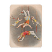 Mannelijke en Vrouw trapeze performers Magneet (Verticaal)