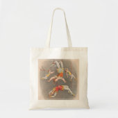 Mannelijke en Vrouw trapeze performers Tote Bag (Voorkant)