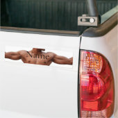 Mannelijke fitness Model Thunder_Cove Bumpersticker (Op Truck)