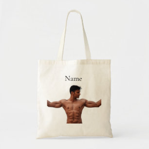 Mannelijke fitness Model Thunder_Cove Tote Bag