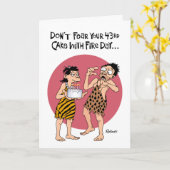 Mannelijke geruststelling 43ste verjaardag kaart (Gele Bloem)