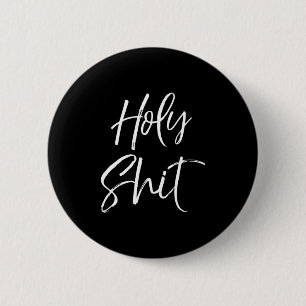 Mannelijke Grappige Heilige Grap Geschenk Opwindin Ronde Button 5,7 Cm