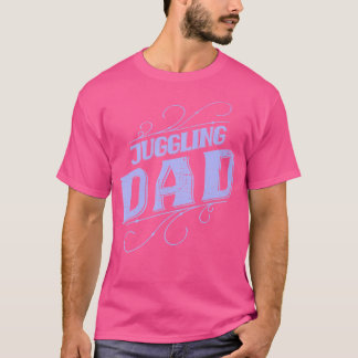 Mannelijke Grappige Jongleer Vader Jongeleerder T-shirt