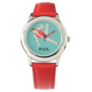 Mannelijke gymnast horloge