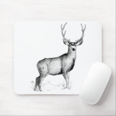 mannelijke hert muismat (Met muis)