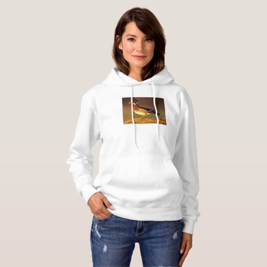 Mannelijke houteend, Illinois Hoodie (Voorkant volledig)