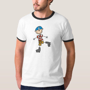 Mannelijke in-line Skating-overhemden en -cadeaus T-shirt