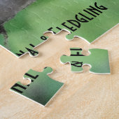 Mannelijke kardinaal en Fledgling, vogelliefhebber Legpuzzel (Zijkant)