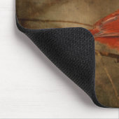 Mannelijke kardinaal Mousepad Muismat (Hoek)